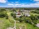 An aerial view of the property location within a community with trees at 3712 Trophy Blvd # 3712, New Port Richey, FL 34655