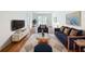 Modern living room with stylish decor, comfortable seating, and ample natural light at 3712 Trophy Blvd # 3712, New Port Richey, FL 34655