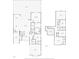 Floorplan showing the layout of the first and second floor at 4026 Bonfire Dr, Odessa, FL 33556