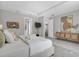 Stylish main bedroom with modern decor and neutral color palette at 4026 Bonfire Dr, Odessa, FL 33556