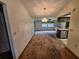 The dining room has access to the kitchen and sliding glass doors at 4420 Sawgrass Blvd, New Port Richey, FL 34653