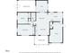 Detailed floor plan showcasing the layout, including the screened porch, bedrooms, bathrooms, and main living areas of the home at 5321 Mosaic Dr, Holiday, FL 34690