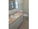 Bathroom with a clean single sink vanity, tile flooring, and toilet at 5373 Frost Rd, Spring Hill, FL 34606