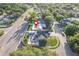 A lovely home featuring a patio with a hot tub and a large RV parked alongside the house at 5520 Fulmar Dr, Tampa, FL 33625