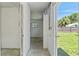 Unfinished basement with concrete walls provides a blank canvas for your vision and creativity at 5724 Casson Ave, New Port Richey, FL 34652