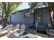 Private backyard patio with comfortable seating, perfect for outdoor relaxation at 5824 Portsmouth Dr, Tampa, FL 33615