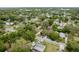 An aerial view of the neighborhood with lush trees and well-maintained yards at 6019 Wyoming Ave, New Port Richey, FL 34653