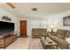 Comfortable living room with TV and stylish decor, great for relaxing at 6019 Wyoming Ave, New Port Richey, FL 34653