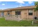 Relaxing back patio provides a semi-private outdoor retreat at 7122 Barclay Ave # B, Spring Hill, FL 34609