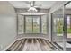 Charming breakfast nook with a bay window offering ample natural light and outdoor views at 7423 Woodhollow Rd, Spring Hill, FL 34606