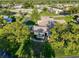 Aerial view of the house surrounded by lush trees and manicured lawns at 8130 Bugle Ct # 3, Port Richey, FL 34668