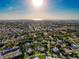 Distant ocean view and community details from this aerial perspective at 8130 Bugle Ct # 3, Port Richey, FL 34668