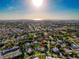 Distant ocean view and community details from this aerial perspective at 8130 Bugle Ct # 3, Port Richey, FL 34668