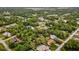 Aerial view of a single-Gathering home nestled in a community with mature trees and well-maintained lawns at 8324 Nightingale Rd, Weeki Wachee, FL 34613