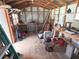 Shed Interior with room for a workshop at 9056 Horizon Dr, Spring Hill, FL 34608