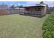 Outdoor shed with a porch and work area at 9056 Horizon Dr, Spring Hill, FL 34608