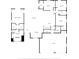 Detailed floor plan showcasing layout including primary bedroom, living room, kitchen, bedrooms and garage at 9201 Nightingale Rd, Weeki Wachee, FL 34613