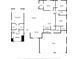 Dimensioned floor plan exhibiting layout featuring primary bedroom, living room, kitchen, bedrooms and garage at 9201 Nightingale Rd, Weeki Wachee, FL 34613