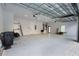 Spacious garage with ample room for parking and storage at 9201 Nightingale Rd, Weeki Wachee, FL 34613