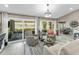 Inviting living room with neutral tones, patio access, and elegant decor at 1009 Almondwood Dr, Trinity, FL 34655