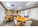 The conference room offers large meeting tables and neutral decor for community meetings at 1009 Almondwood Dr, Trinity, FL 34655