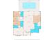 Detailed floor plan showcasing the layout of the home, including bedrooms, bathrooms, kitchen, and living areas at 1430 Rosetree Ct, Clearwater, FL 33764