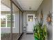 Inviting front porch with decorative accents, providing a warm welcome to guests at 2295 Rio Cir, Spring Hill, FL 34608