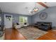 Cozy living area with a view of the front door and window at 2295 Rio Cir, Spring Hill, FL 34608