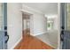 Inviting foyer showcases hardwood floors and leads into the spacious living areas at 2519 Shipston Ave, New Port Richey, FL 34655