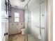 Bathroom with glass door shower at 336 Boca Ciega Dr, Madeira Beach, FL 33708