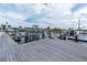 Modern dock and boat lift offer easy access to the water for boating and waterfront enjoyment at 3701 Corsair Ct, New Port Richey, FL 34652