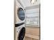 Convenient laundry area with a modern stacked washer and dryer unit at 3745 Teeside Dr # 3745, New Port Richey, FL 34655
