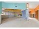 Renovation project highlighting the structure of the room with tiled floors at 4543 Dewey Dr, New Port Richey, FL 34652