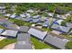 Community aerial view showcasing well-maintained homes with pristine lawns, highlighting serene neighborhood living at 6702 Dartmoor Ln # 7A, New Port Richey, FL 34653