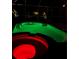 Hot tub and pool light up the screened enclosure in the backyard at 9431 Spring Hill Dr, Spring Hill, FL 34608