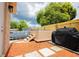 Spacious backyard features a hot tub, above-ground pool, and patio space at 9635 Century Dr, Spring Hill, FL 34608