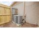 Exterior view of the HVAC system along the side of the home at 9635 Century Dr, Spring Hill, FL 34608
