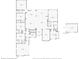 Floor plan of the property shows the layout of rooms and garage at 9704 Milano Dr, Trinity, FL 34655