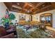 Lobby showcasing elegant furnishings, coffered ceilings, and arched doorways at 9704 Milano Dr, Trinity, FL 34655