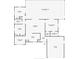 Detailed floor plan showcasing the layout of the home including rooms and outdoor screened pool at 10924 Archway Ave, Hudson, FL 34667