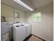 Laundry room includes washer, dryer and water heater at 10097 Weatherly Rd, Brooksville, FL 34601