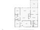 Floor plan displaying the layout of bedrooms, bathrooms, living areas, and kitchen on the first floor at 13027 Beacon Ct, Hudson, FL 34667