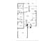 Detailed floor plan showcasing the layout of the home, including bedroom and living room dimensions at 14655 Potterton Cir, Hudson, FL 34667