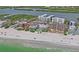 An elevated view of the condos on a white sand beach with ocean access at 19531 Gulf Blvd # 611, Indian Shores, FL 33785