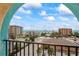 Scenic balcony view showcasing buildings and ocean at 19531 Gulf Blvd # 611, Indian Shores, FL 33785