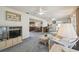 Spacious living room with open floor plan, view of the dining room and kitchen at 2183 Westchester Blvd, Spring Hill, FL 34606