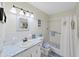Bathroom features a vanity, toilet, and shower at 2261 Swedish Dr # 37, Clearwater, FL 33763