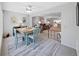 Cozy dining area with view to the living room and kitchen at 2261 Swedish Dr # 37, Clearwater, FL 33763