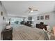 Open living room showing multiple seating options, entertainment center, and dining area at 2261 Swedish Dr # 37, Clearwater, FL 33763