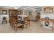 Spacious dining room connects seamlessly to the living area, perfect for entertaining at 2275 Terrace View Ln, Spring Hill, FL 34606
